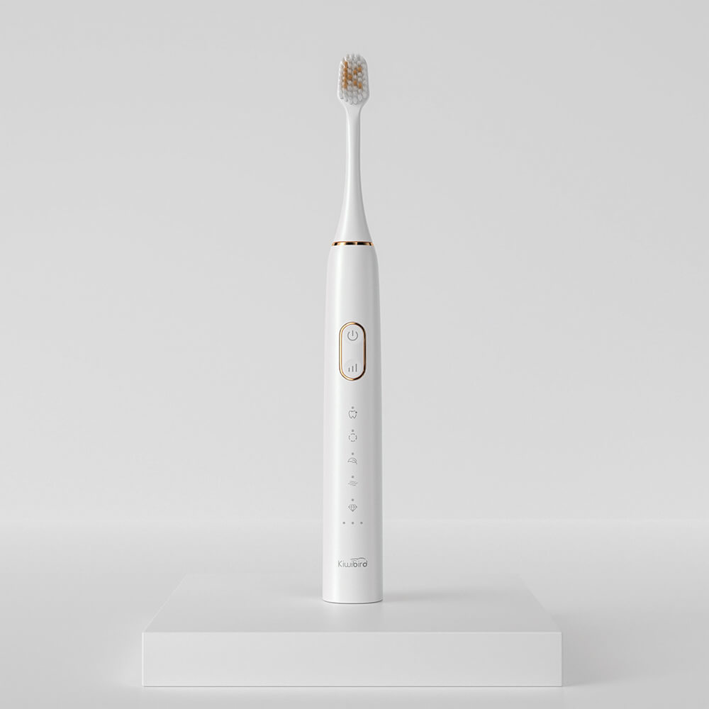 White Electric Toothbrush KIWIBIRD