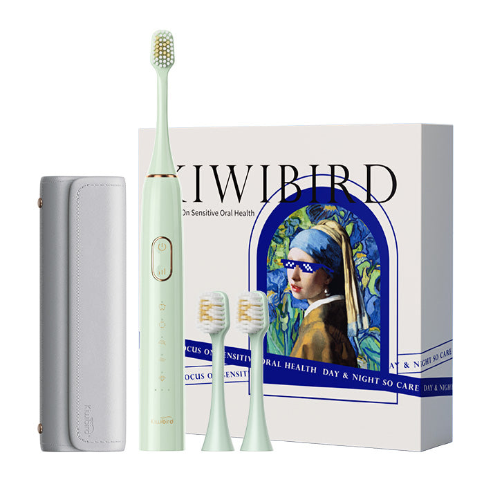 Green Electric Toothbrush KIWIBIRD
