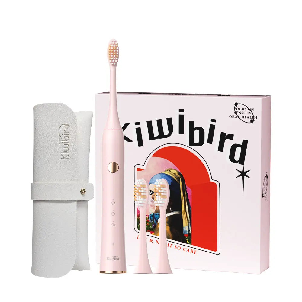 KIWIBIRD K1 Mini Electric Toothbrush Ultra-Quiet, Rechargeable, Intelligent Pressure Sensor KIWIBIRD K1 Mini Electric Toothbrush Ultra-Quiet, Rechargeable, Intelligent Pressure Sensor